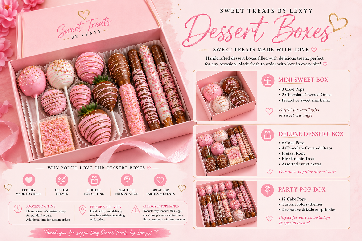 Dessert Boxes 🍰✨